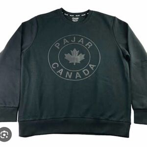 Pajar Canada Men’s Black Sweatshirt with Logo, XL
